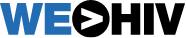 WE > HIV. Greater Than HIV logo.